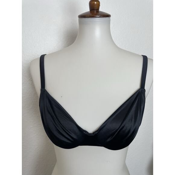 Skims Bra Lingerie Satin Mesh Lining Intimates Lounge - Picture 1 of 12